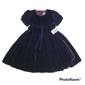 Neiman Marcus HELENA Velvet Dress SIZE‎ 24Months